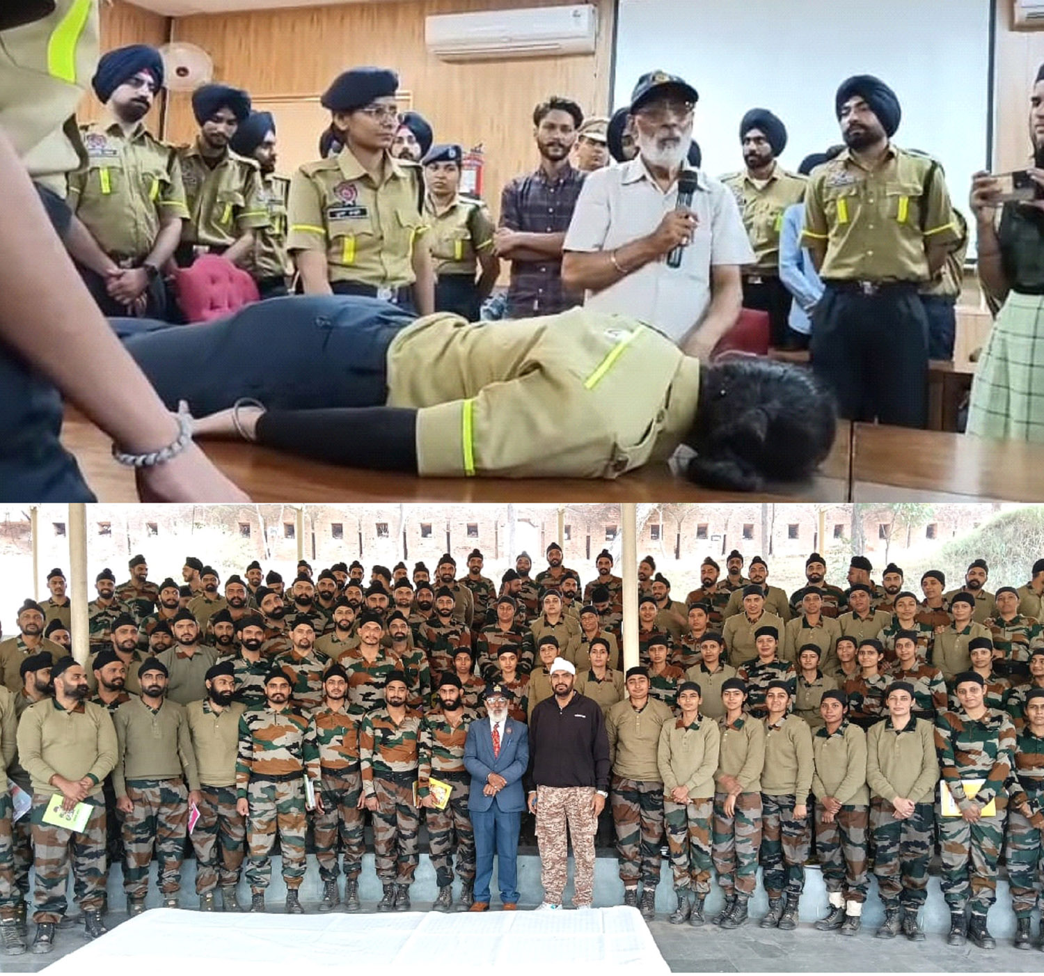 Without training in disaster management, civil defense, first aid, the dead cannot be saved - Kaka Ram Verma.